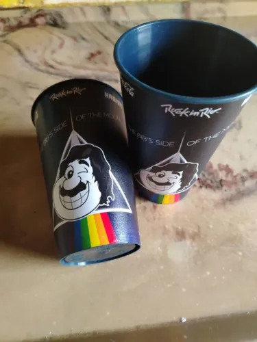 Copo Colecionável Habib's Gênios do Rock Pink Floyd 2017