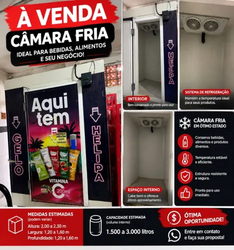 Câmara congelado / resfriado 
