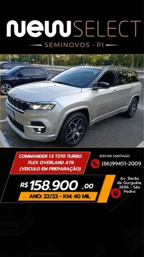 Jeep Commander Overland T270 1.3 TB Flex AUT 2022