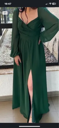 Vestido festa Verde esmeralda