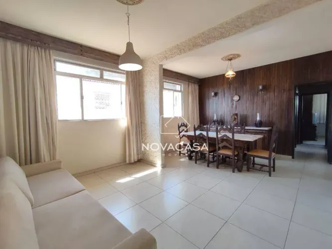 Apartamento com 3 dormitórios para alugar, 105 m² por R$ 2.843,70/mês - Carlos Prates - Be