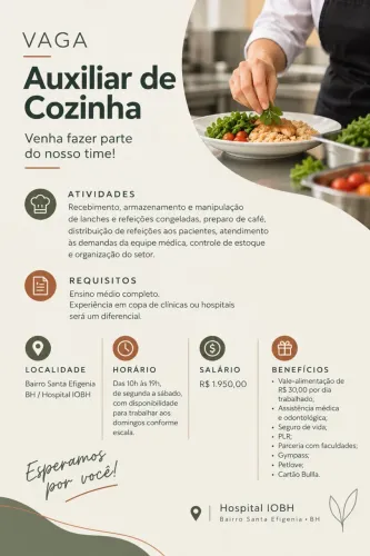 AUXILIAR DE COZINHA
