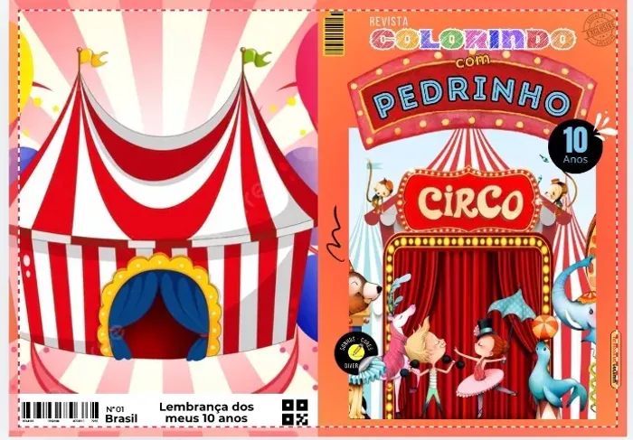 Livrinhos de Colorir Personalizados
