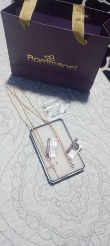 Vendo corrente com pingente da Rommanel sem uso