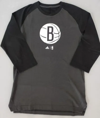 Camiseta Adidas Manga 3/4 - Brooklyn Nets
