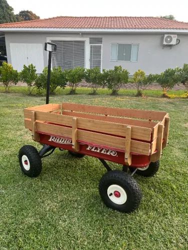 Radio Flyer carrinho de passeio para crianças, carrinho de mão, carrinho de praia, e etc