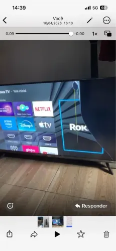 TV Roku 42 Polegadas (com defeito tela)
