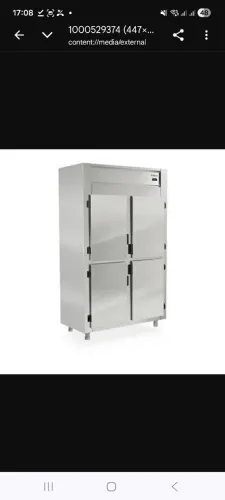 Ac geladeira comercial 4 portas inox