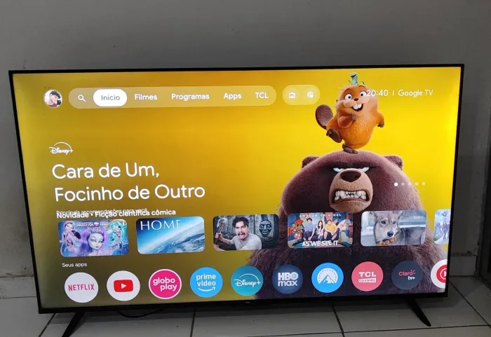 TV TCL 55 Polegadas 4K Ultra HD
