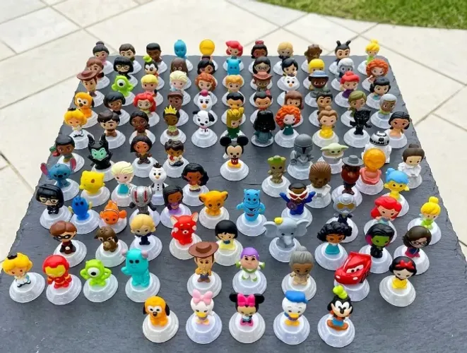 Coleção Completa Disney 100 Anos McDonald's - 62 Figuras Originais Lacradas