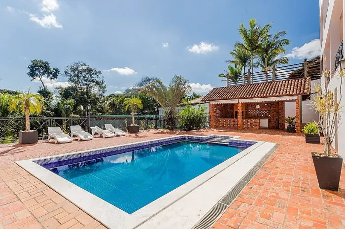 Casa ou clube? A área de lazer diz: um clube para venda