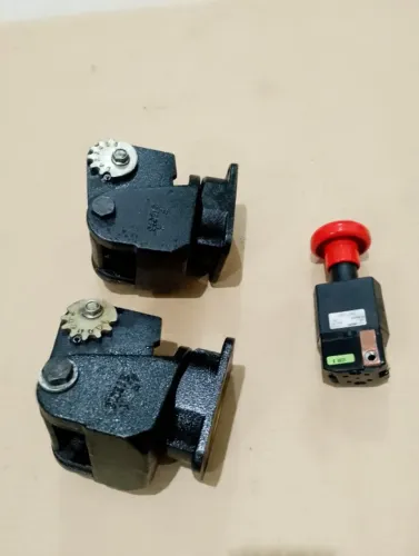 Conjunto suporte da roda de apoio empilhadeira