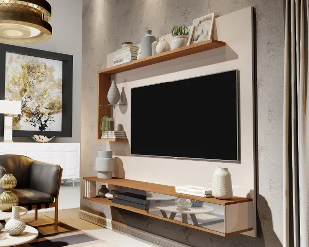 Promoção Painel com LED e Espelho Irlanda = Pronta entrega!