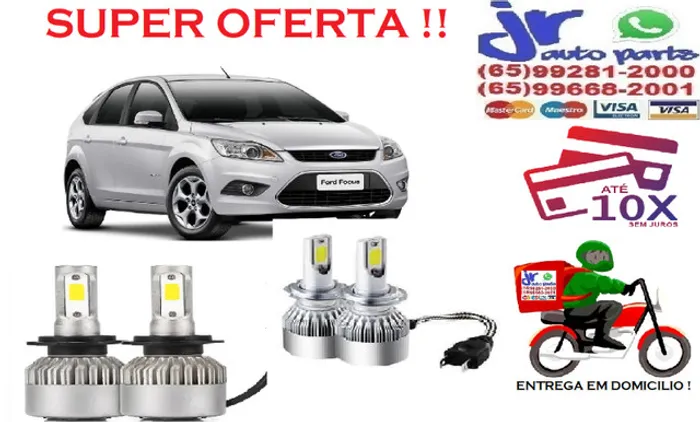 Lampada Ultra LED (baixa)Focus  6000K 12V 24V