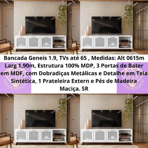 Bancada Genesis 1.9 TVs até 65 SR