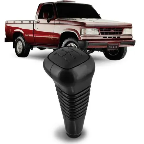 Bola de Câmbio Chevrolet D-20 1988 à 1993 - 5 Marchas - Preto - N400512