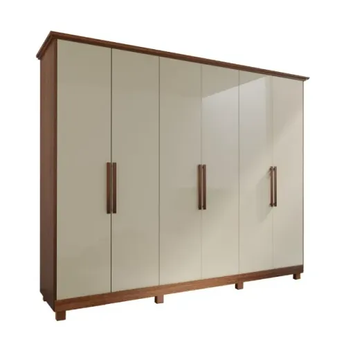 Guarda Roupas Otto 6 Portas 100% MDF - Novo - Fazemos Entrega