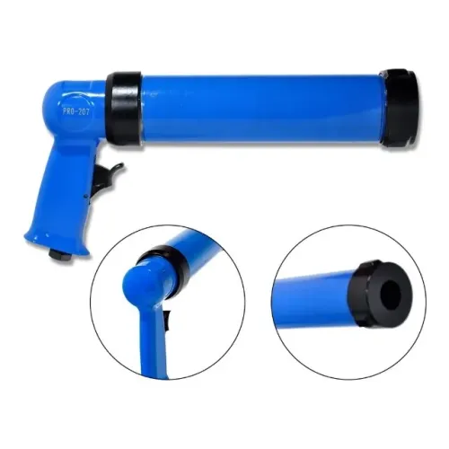 Aplicador De Silicone Pneumático Tubo 400ml Pro-207 Pdr