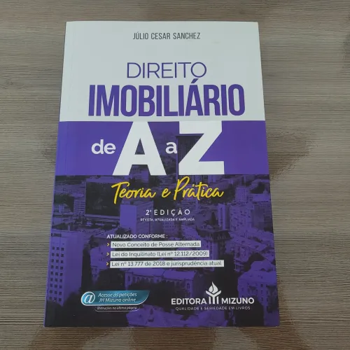 Direito Imobiliário de A a Z - Teoria e Prática 2ª Edição em Jacareí SP