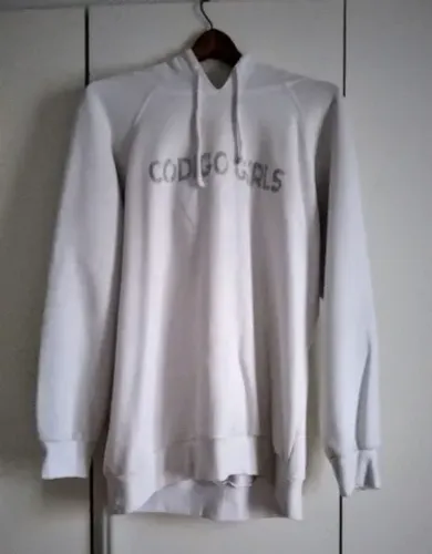 Blusa Moleton com Capuz Código Girl