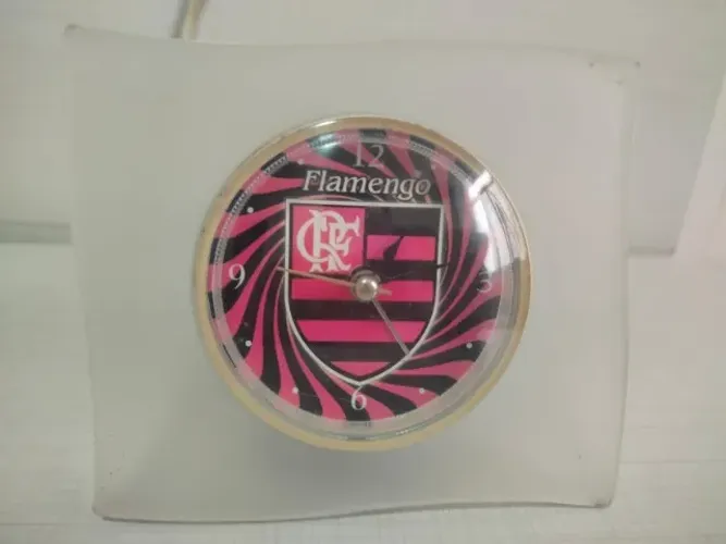 Relógio de Mesa Flamengo (Com defeito)