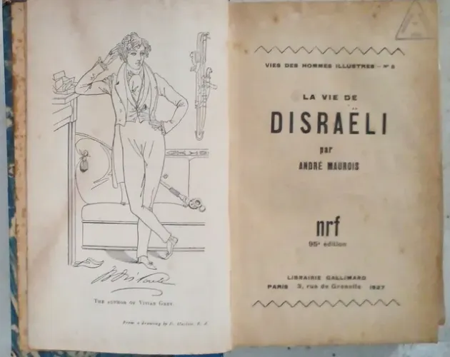 LÁ VIE DE DISRAELI/ ANDRÉ MAUROIS