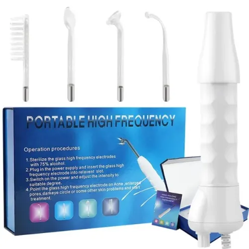 alta frequencia portátil facial e capilar 4 eletro rofissional
