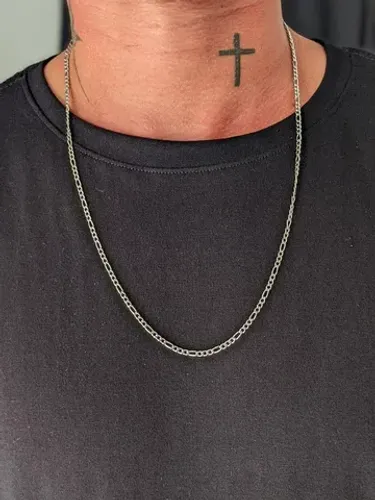 Cordão masculino em aço 