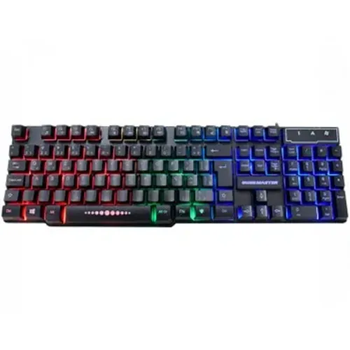 Teclado Semi Mecânico Gamer K-Mex Gaming Master KM-5228, LED RGB Rainbow, Preto - KM5228U0