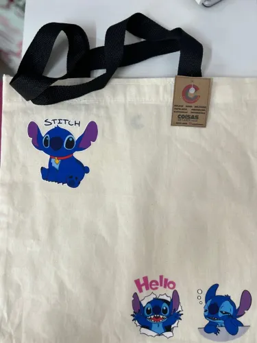 Bolsa Ecobag Personalizada do Stitch