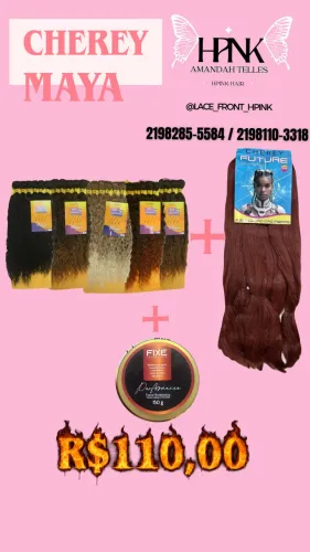 COMBO CABELO maya + JUMBO+ POMADA