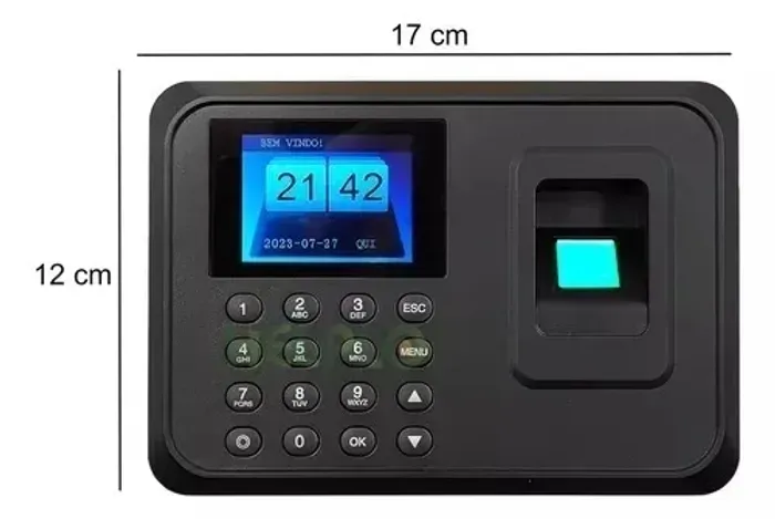 PROMOÇÃO! Relógio De Ponto Biométrico Impressão Digital Eletrônico