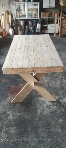 Mesa rústica palete pinus