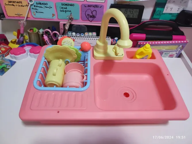 Lava louça pia com ciclo automático