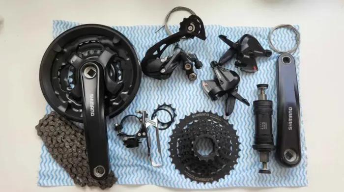 Grupo peças Shimano para Bicicleta 24 marchas