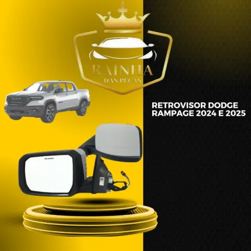 Retrovisor Dodge Rampage 2024 e 2025