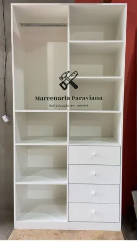 Armário de Closet Branco - Novo