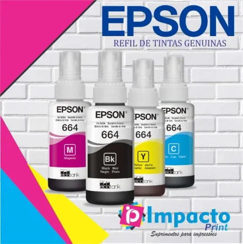 Kit Refil de tinta Epson 