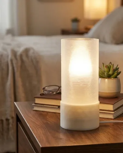 Luminaria de Mesa Design 3D + LAMPADA SMART DE BRINDE | Brilha no Escuro!