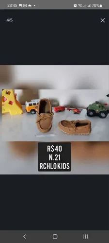 Mocassim Infantil N.21 RCHLOKIDS