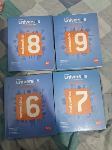 Livros Matemática - Projeto Universos