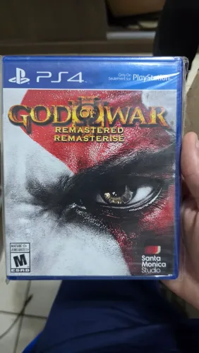 God of war 3 Remaster ps4 (Lacrado) Difícil de achar versão capa azul 