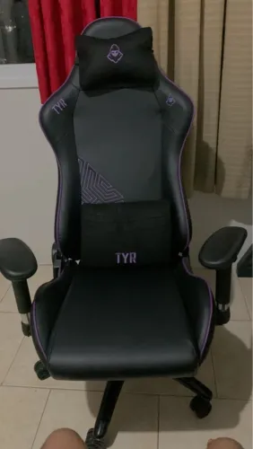 Cadeira Gamer Mancer TYR Purple Edition - Preta e Roxa