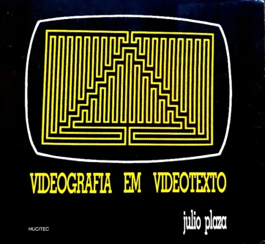 livro videografia em videotexto, edição 1986, autor julio plaza conzález