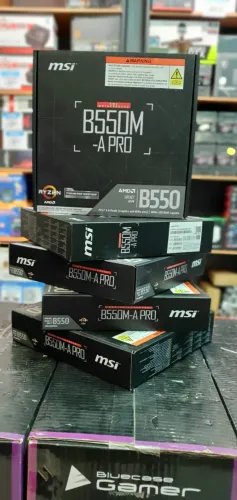 Placa Mae Gamer Msi B550m-a Pro Amd Ryzen Am4 Ddr4 Matx M.2 HDMI/dvi