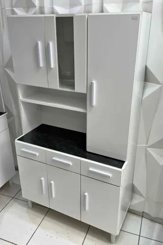 Armário De Cozinha. Armário Kit 6 Portas. Produto Novo Direto De Fábrica. Entregamos.
