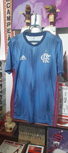 Camisa flamengo adidas 2018 ( azul  )