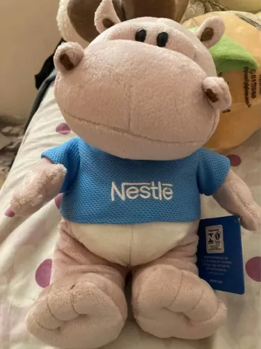 Hipopótamo Filhotes Pelucia Nestlé