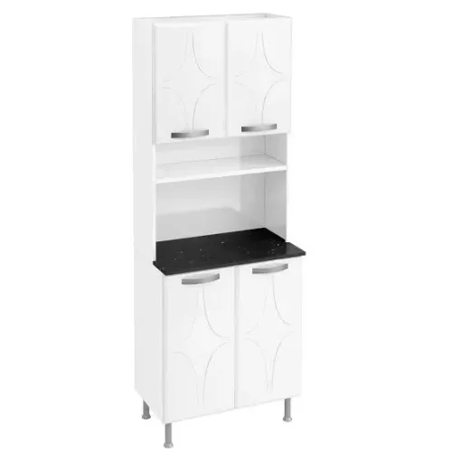 Armário de Cozinha Branco com 4 Portas- ENTREGO E MONTO!