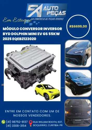 MÓDULO CONVERSOR INVERSOR BYD DOLPHIN MINI EV GS 55KW 2025 EQEB2123020